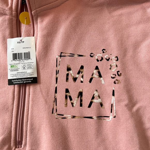 George Pink Pullover with 'MAMA' Design - Picture 2 of 2